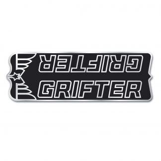 Raleigh Grifter Silver Decal Cross Bar Top Tube 1