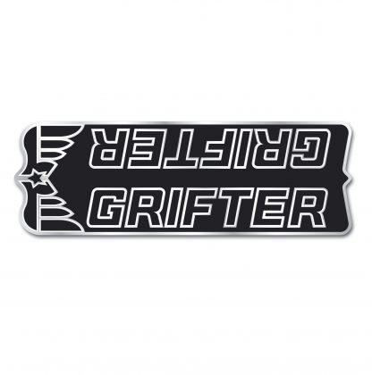 Raleigh Grifter Silver Decal Cross Bar Top Tube 1