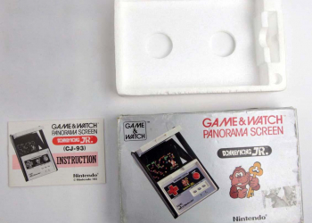 Nintendo Game & Watch 1983 Panorama Donkey Kong JR Tray Instructions CJ-93
