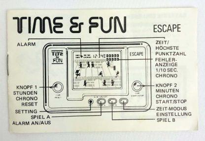 V-Tech Time & Fun Escape 1981 LCD Handheld Game Boxed vB - Image 15