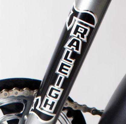 Silver Raleigh Grifter Seat Tube Decal 2