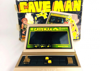 Grandstand Caveman Tabletop Electronic Arcade Game LED 1982